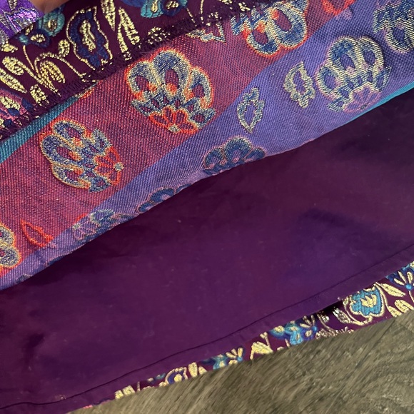 American girl metallic floral ribbon 7 dress brocade embroidered truly me fancy - Picture 4 of 8